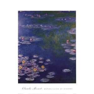  Waterlilies at Giverny HIGH QUALITY MUSEUM WRAP CANVAS 