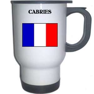  France   CABRIES White Stainless Steel Mug Everything 