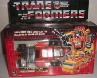 Transformers Original G1 Sandstorm Complete w/ Box and Bubble MIB