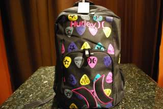 Hurley Guitar Hero Backpack Multi color NWT NEW  