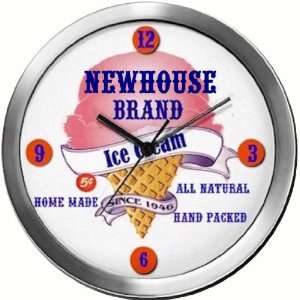  NEWHOUSE 14 Inch Ice Cream Metal Clock Quartz Movement 