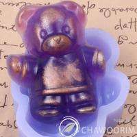 Wholesale 3D Silicone Soap Molds mould  Teddy bear(R)  