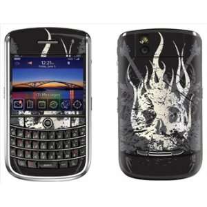   Skull Skin for Blackberry Tour 9630 Phone Cell Phones & Accessories