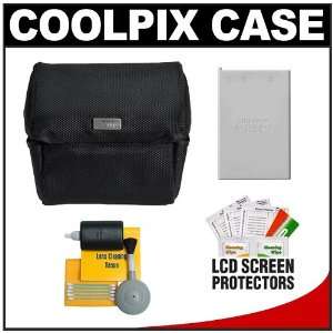com Nikon Coolpix 9691 Fabric Digital Camera Case with EN EL5 Battery 