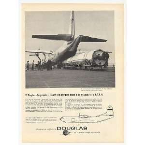   Douglas C 133B Cargomaster Aircraft Spanish Print Ad: Home & Kitchen