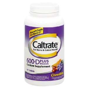  Caltrate 600 +D Plus Minerals Chewables   200 Tablets 