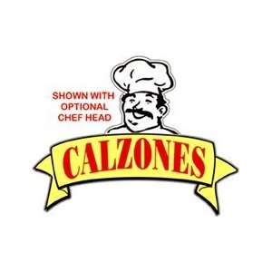  Calzones Banner Window Cling Sign 
