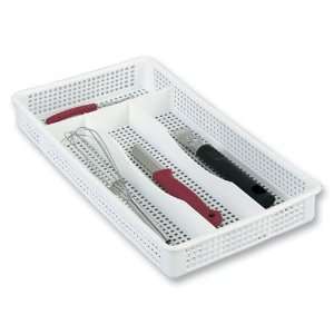 Cutlery Trays and Organizers  Small Plastic Cutlery Tray   Black 