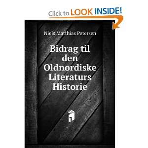   den Oldnordiske Literaturs Historie Niels Matthias Petersen Books