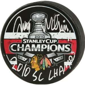  Antti Niemi Autographed Puck  Details 2010 Stanley Cup 