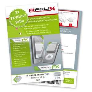  2 x atFoliX FX Mirror Stylish screen protector for Samsung 