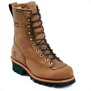 Mens CHIPPEWA 8 Logger Work Boots Lace to Toe 73101  