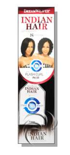 MODEL MODEL Indian Hair 8 Flash Curl Wet & Wavy 100% Human Hair Weave 