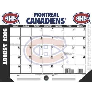 Montreal Canadiens 22x17 Academic Desk Calendar 2006 07 
