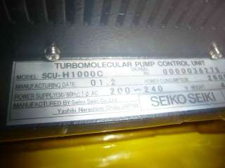 Seiko Seiki Turbopump Controller SCU H1000C STP H1000C  