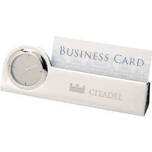  Ec3207: Struttura III Clock & Business Card Holder 