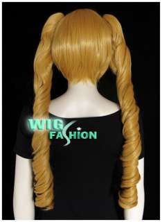 Short Butterscotch Blonde Wig + 2 X 70cm Ponytail  