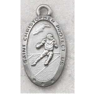 Hand Engraved New England Pewter Medal Sports Athelete Football Medal 