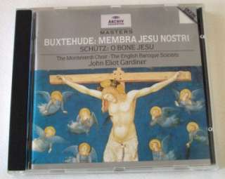 Buxtehude: Membra Jesu Nostri GARDINER German CD Schutz 0028944729825 