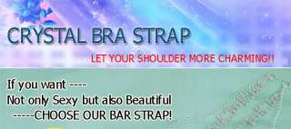 clear crystal rectangle adjustable bra straps diamante  