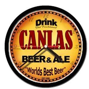  CANLAS beer and ale cerveza wall clock: Everything Else