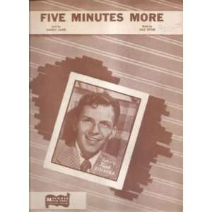  Sheet Music Five Minutes More Frank Sinatra 195 