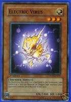 Yugioh! ELECTRIC VIRUS {STON EN021} 1st Edition [MINT]!  