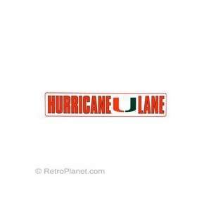  Hurricane Lane Street Sign 