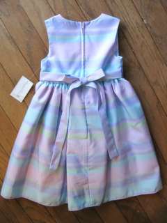 This listingis for a beautiful Purple and Blue Striped Formal Spring 