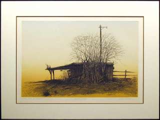 Dale Conner Gone Out of Business Signed & Numbered Matted Etching 