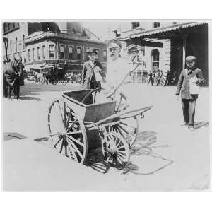   York City,New York,NY,Street sweeper,handcart,c1896: Home & Kitchen