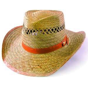  Straw Hat, Outback, w/Cord, Medium 58cm