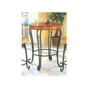  Bar Table   Traditional Style Walnut Finish: Home 