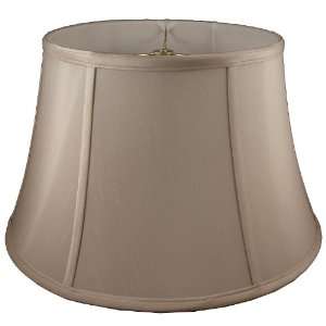   Round Soft Tailored Lampshade, Shantung, Croissant: Home Improvement