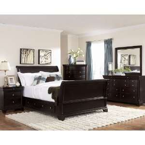 HOMELEGANCE 1402SL 1 INGLEWOOD COLLECTION PLATFORM SLEIGH KING DRESSER 