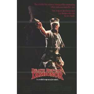  Death Before Dishonor (1987) 27 x 40 Movie Poster Style B 
