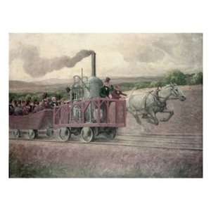  Race Between Locomotive Tom Thumb & Horse Car Herbert D 