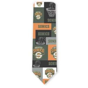  Seattle Sonics Block & Play Ties: Sports & Outdoors