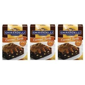 Ghirardelli Chocolate Caramel Turtle Brownie Mix, 18.5 Ounce Boxes 