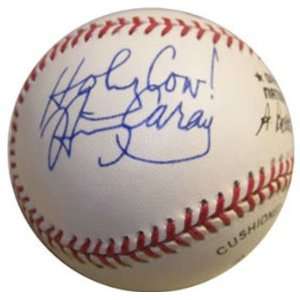 Harry Caray Autographed Baseball   with Holy Cow! Inscription 