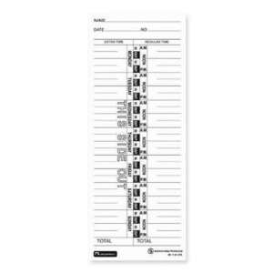  Acroprint Weekly Time Card (09 1141 470): Office Products
