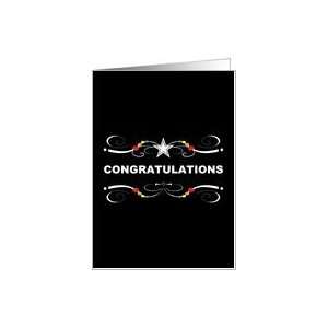  rainbow flourish commitment ceremony congratulations Card 