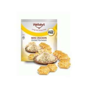 Wellabys Grated Parmesan Mini Crackers (3/5 OZ):  Grocery 