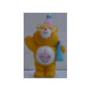 Care Bear PVC Approx. 1 1/2 To 2 Tall Yellow With Party 