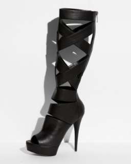  bebe Camila Crisscross Stiletto Boot: Shoes