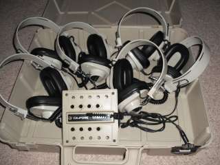 Califone Headphones & Station Kit 1218AV PY 2924AV  