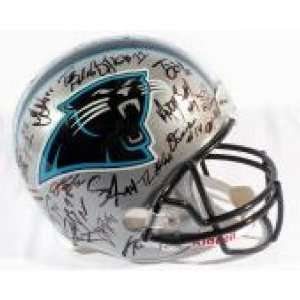  2011 2012 Carolina Panthers Team Signed Helmet   Autographed NFL 