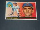 Camilo Pascual Dean Chance Al Downing signed 1965 Topps  