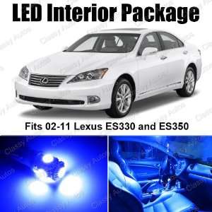  Lexus ES330 ES350 BLUE Interior LED Package (11 Pieces 