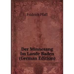   Im Lande Baden (German Edition) (9785877422728) Fridrich Pfaff Books